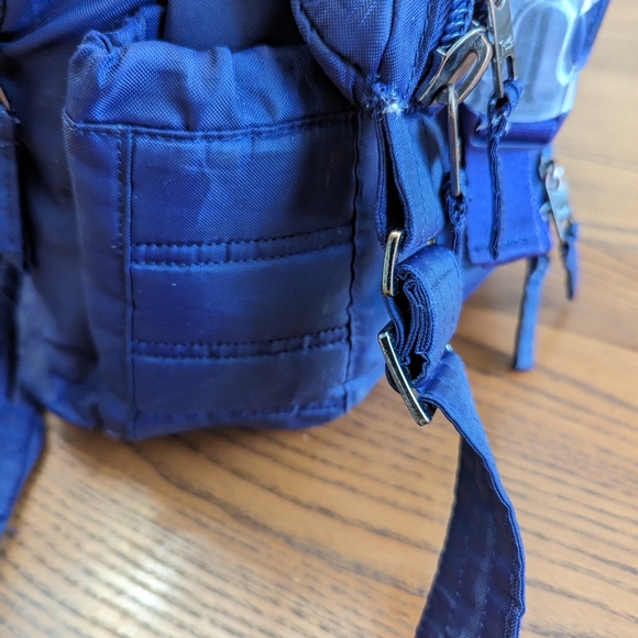 Lug Hula Hoop Diaper Tote Bag. Purple. 15x 12 x 4 - Picture 14 of 14